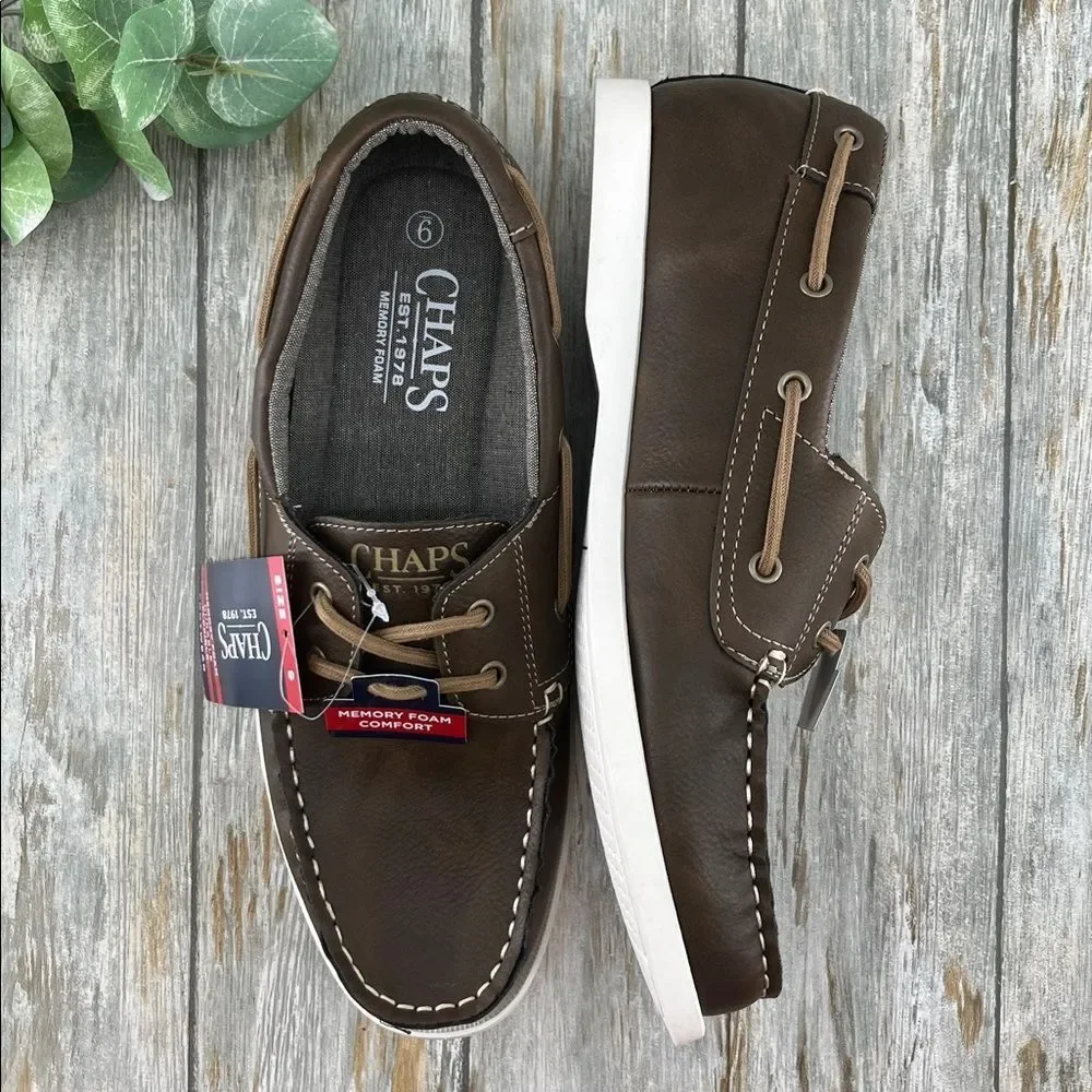 Men’s Chaps Benny Boat Shoes Size 9